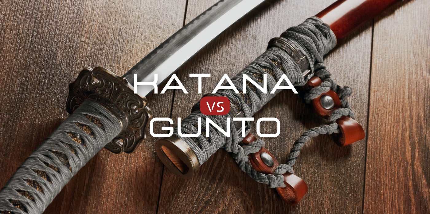 Gunto vs katana