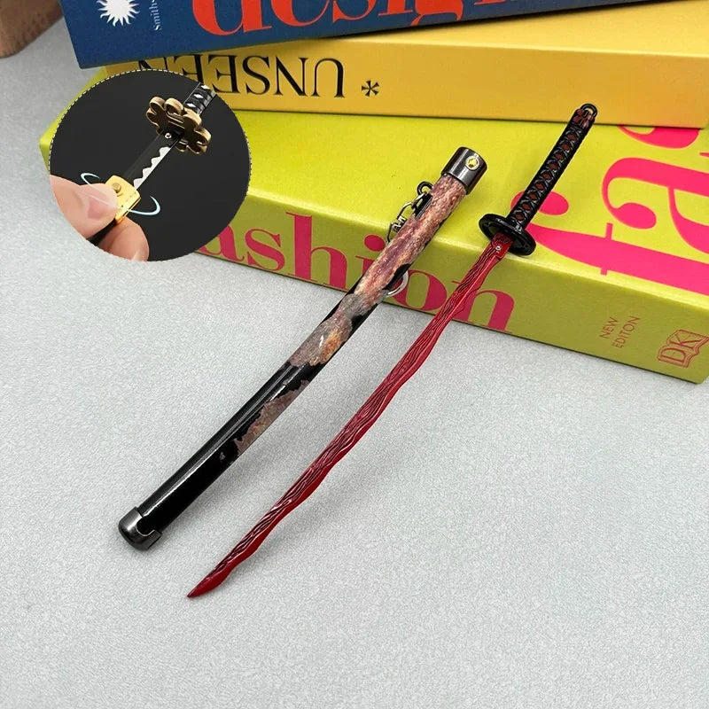 Auto Eject Rivers of Blood Mini Katana | Katana