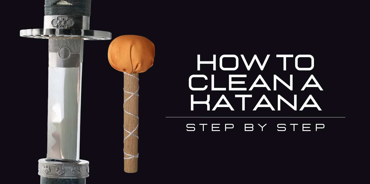 how to clean a katana step by step