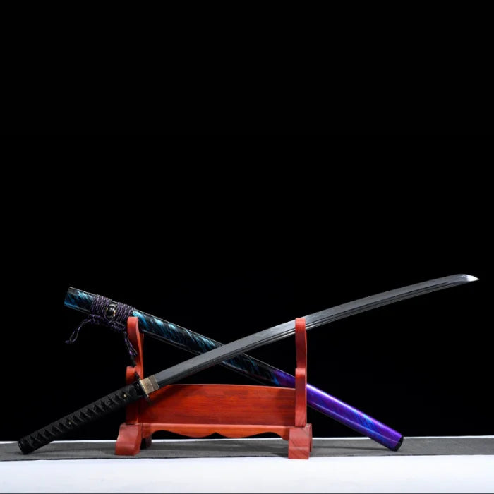 Black and Purple Katana