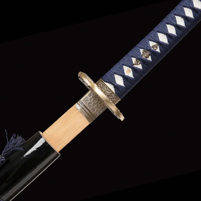 Black Bokken Golden Dragons