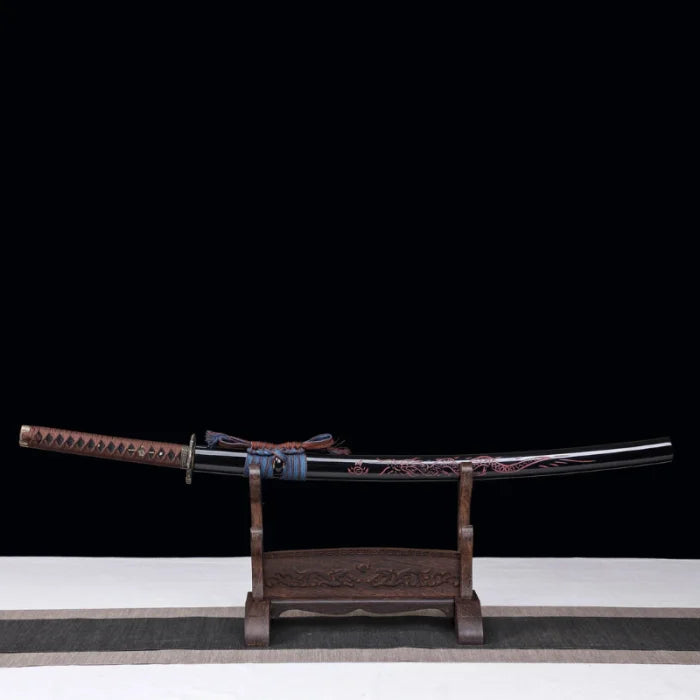 Black Dragon Wood Katana