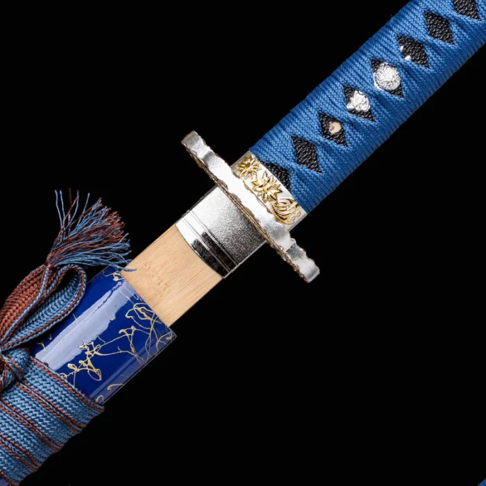 Blue Wooden Katana