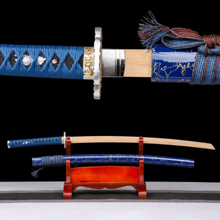 Blue Wooden Katana