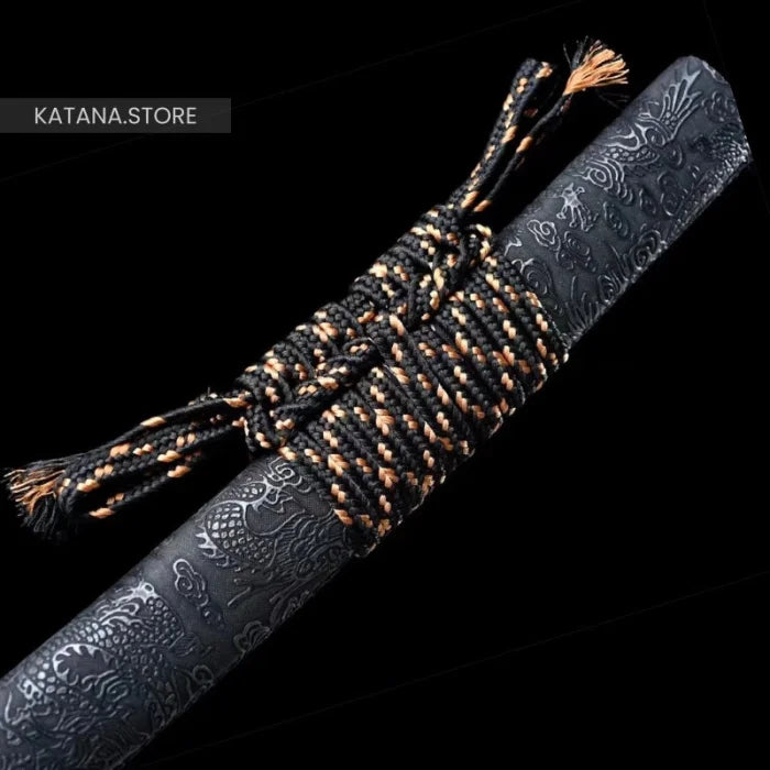 Damascus samurai sword