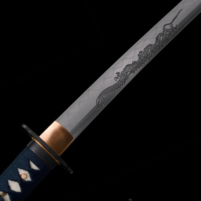 Dragon Engraved Katana Katana Dragon Engraved Katana Katana