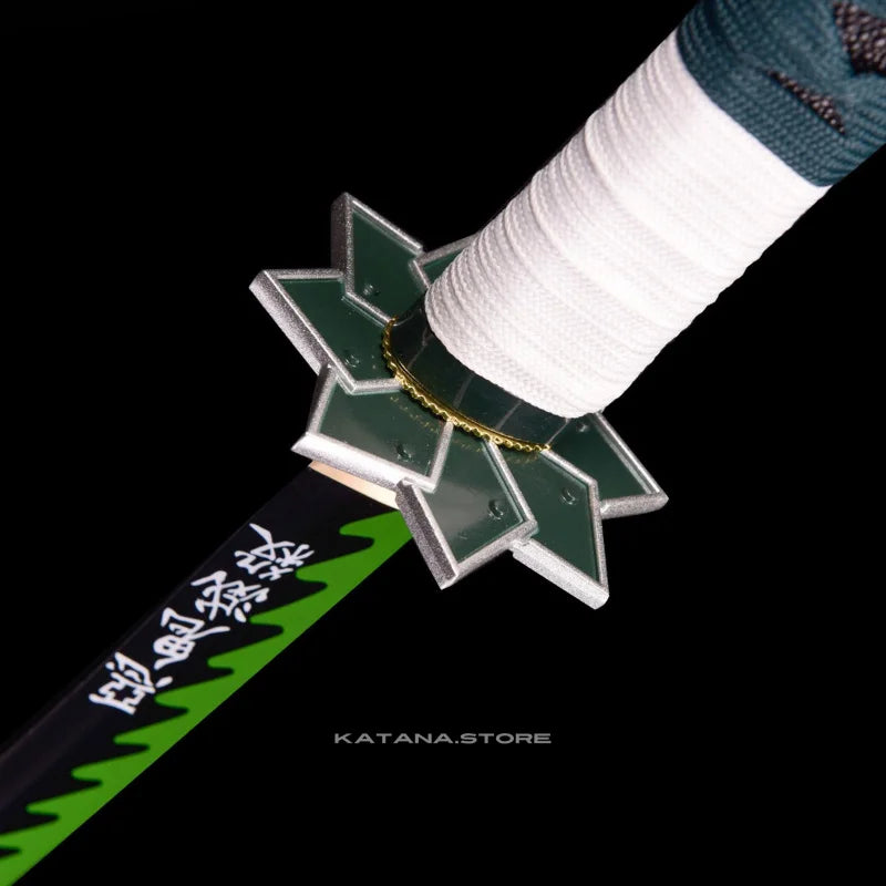 Green Blade Katana