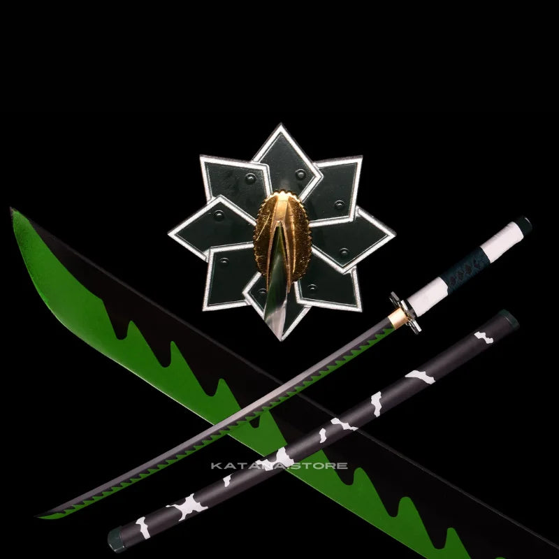 Green Blade Katana
