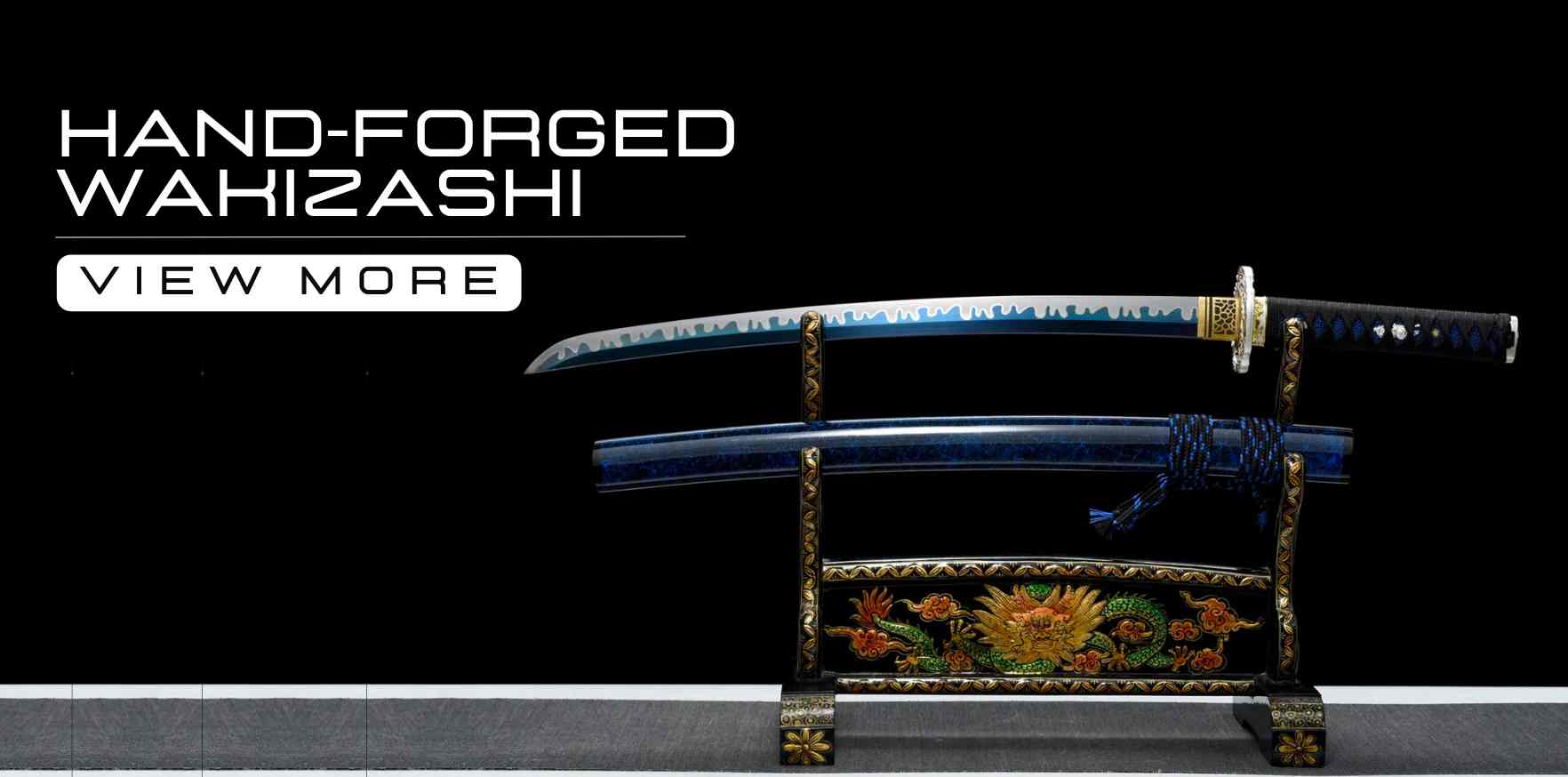 wakizashi forjado a mano