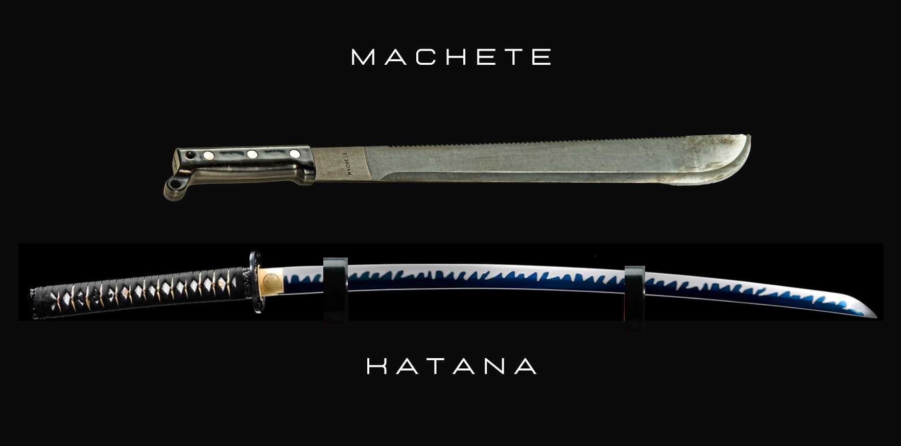 machette contre katana