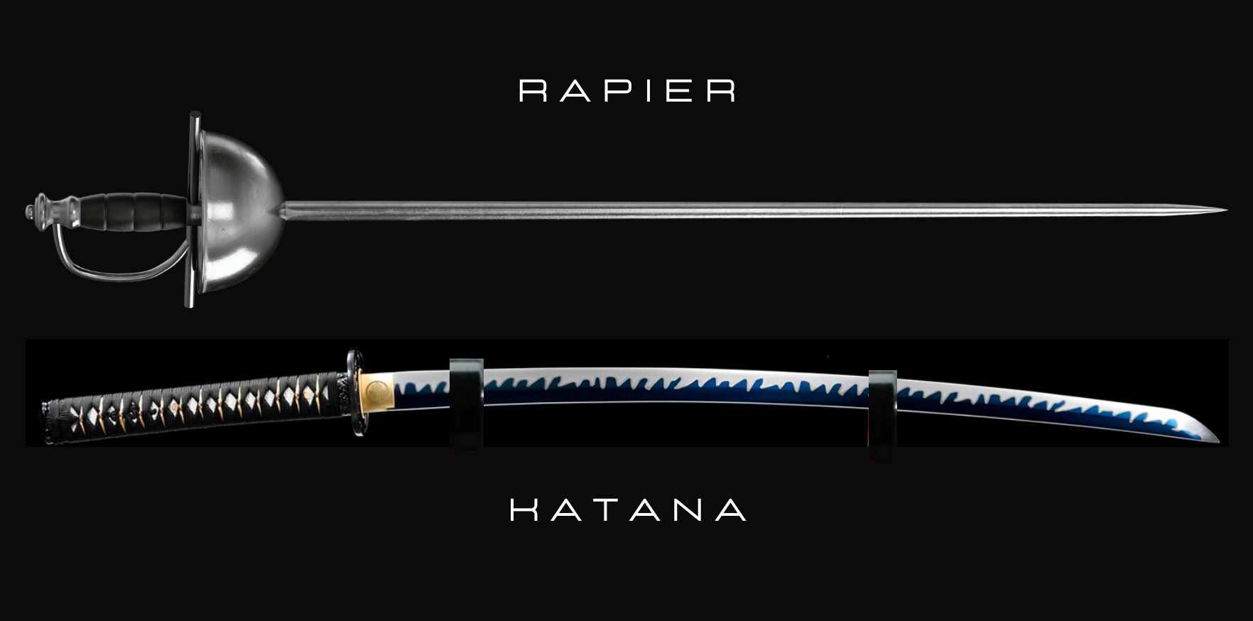 rapière contre katana