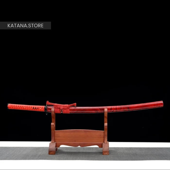 Red bladed katana