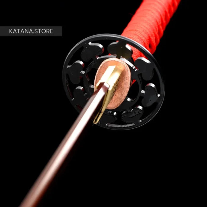 Red bladed katana