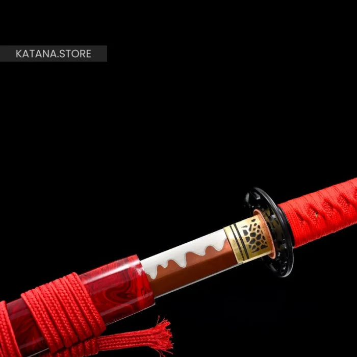 Red bladed katana