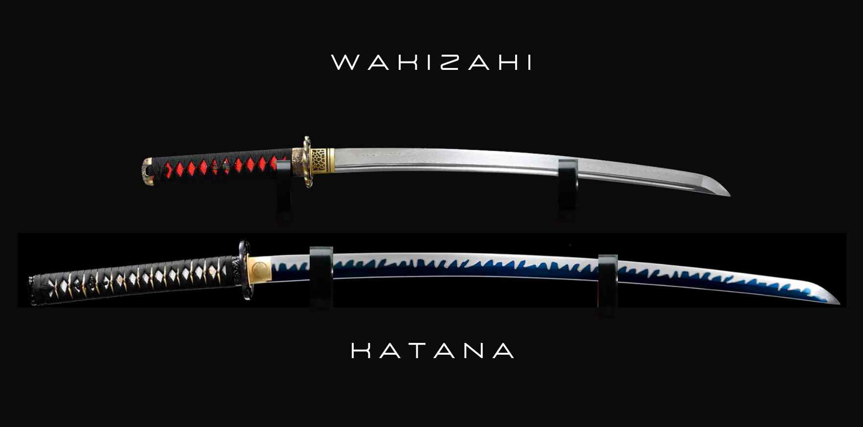 Wakizashi contre Katana