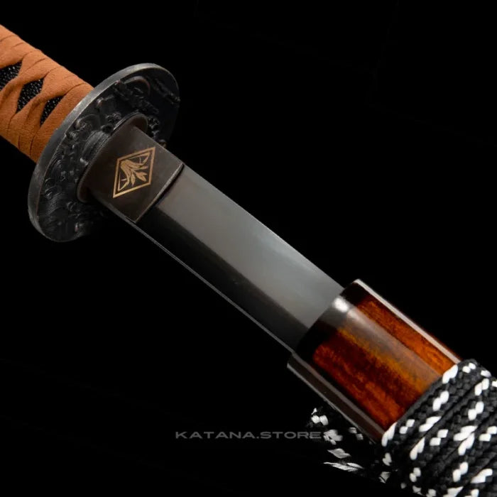 Black and Brown Katana