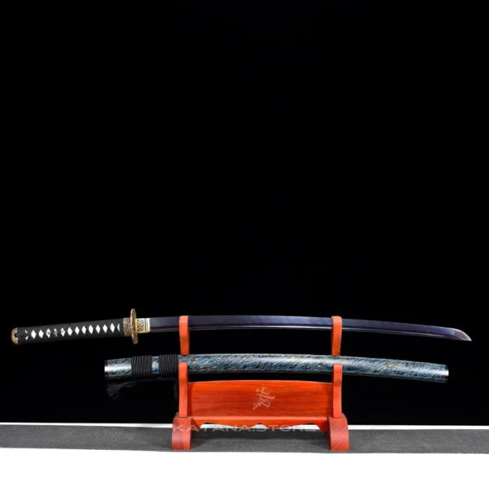 Blue fire katana