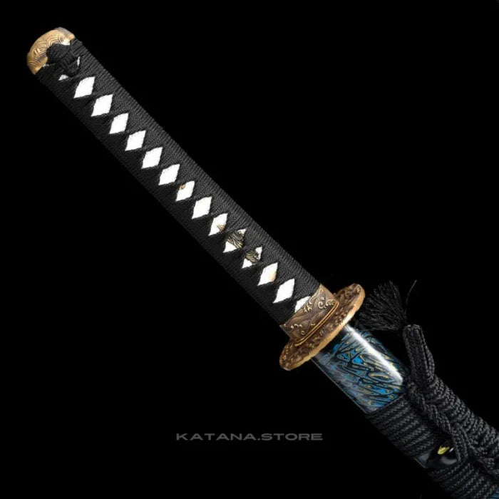 Blue fire katana