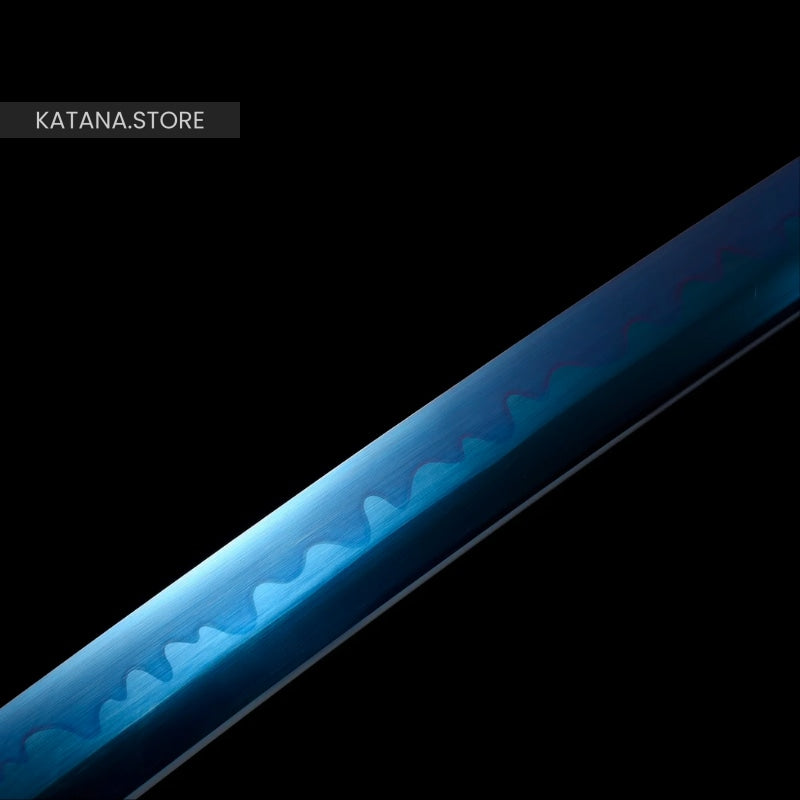 Blue katana blade