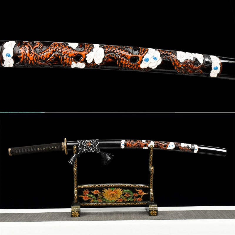 Dragon samurai sword